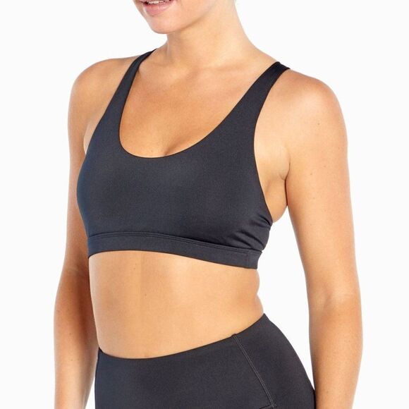 Black Sports Bra - Large - Picture 1 of 8